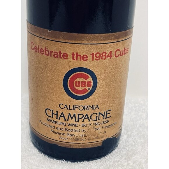 Chicago Cubs Wrigley Field Champagne 1984 World Series Collectible Sealed Wine - Picture 4 of 10